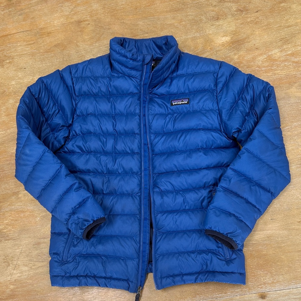 Patagonia Kids Blue Puffer Jacket